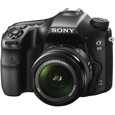 Sony Alpha a68 Digital SLR Camera with DT 18-55mm f/3.5-5.6 SAM II Lens